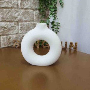 قالب سیلیکونی گلدان دونات – مدل گلجا وسط