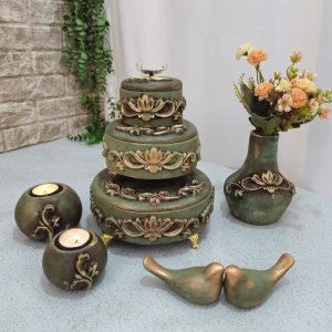 قالب سیلیکونی شکلاتخوری دربدار منبت گل برجسته