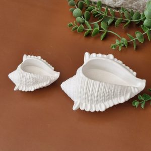 قالب سیلیکونی شات حلزونی–صدفی ۸ و ۱۳ سانتی مناسب ساخت ظروف و دکوری دستساز