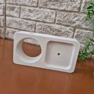 قالب سیلیکونی ساعت رومیزی با گلجا ۱۰ سانتی مناسب ساخت ساعت دکوری رزینی و سنگ مصنوعی