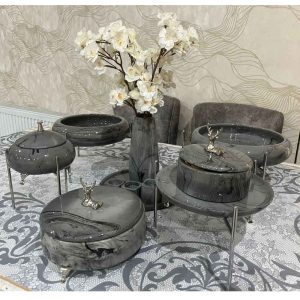 ست پذیرایی نقره ای